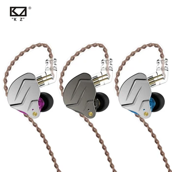KZ ZSNPro Metal 1BA+1DD Hybrid technology HIFI Bass Earbuds In Ear Monitor sportowe słuchawki z redukcją szumów ZS10PRO ZST ZSX C12