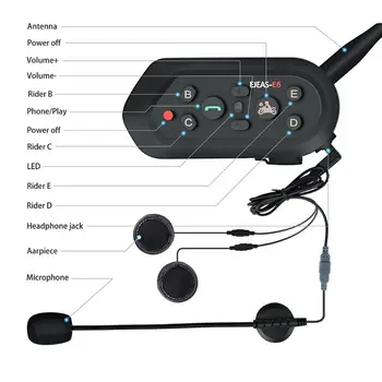Kask Bluetooth motocykl Domofon słuchawkowy głośnik akcesoria Q9QD