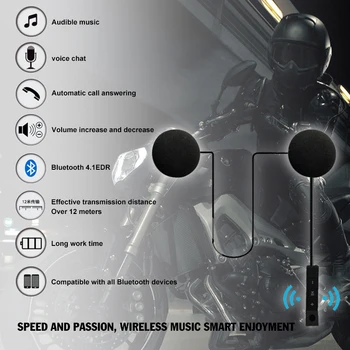 Kask konna Hands Free słuchawki 4.1 + EDR Bluetooth słuchawki anty-zakłócenia akcesoria do motocykli