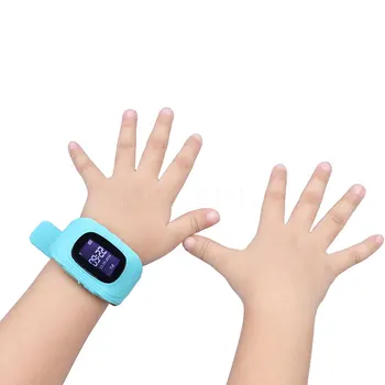Kebidumei Hot Anti Lost Q50 LCD Tracker SOS Smart Monitoring Position kompatybilny z zegarem dla IOS Android Kid Wristband watch