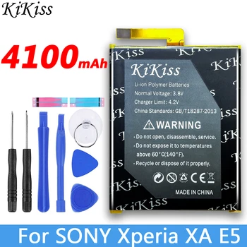 KiKiss bateria do Sony Xperia XA F3111 F3112 E5 F3116 F3115 F3311 F3313 LIS1618ERPC bateria 4100mAh