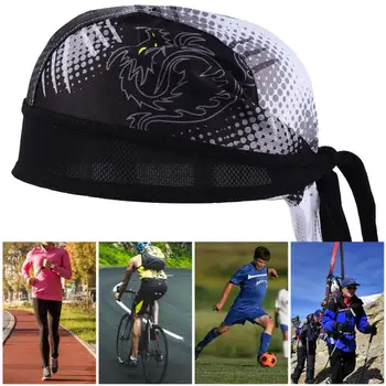Kobiety mężczyźni jazda na Rowerze czapka szybkoschnący odkryty sport rower chustka pirata szalik kaptur wyścigowa opaska na czoło kapelusz