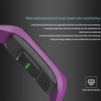 Kolorowe inteligentne bransoletka rytmu serca, Zdrowie, Fitness-monitorowanie pilot zdalnego sterowania ip67 wodoodporny Smart Band 2018 pk xiomi mi band 3