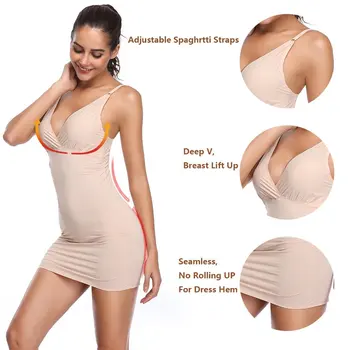 Kontrolne zrazy Underdress Body Shaper Butt podnośnik Waist Trainer Slimming Underwear regulowany bielizna korygująca bezszwowe bielizna Sexy