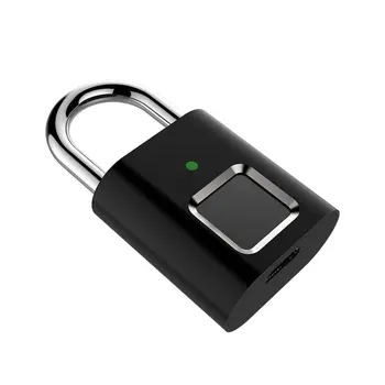 L34 Mini Unlock Akumulator Inteligentny Zamek Keyless Fingerprint Lock Anti-Theft Security Kłódka Drzwi, Bagażnik Zamek Mała Skrzynia