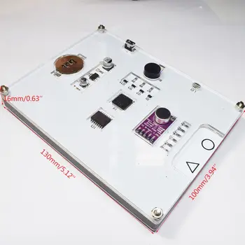 LED Digital Music Spectrum Display DIY Kit Module LED Equalizer Music Spectrum Colorful Palette Clock DIY Electronic Kit U4LB