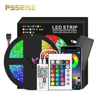 LED Strip Światła RGB 5050 WIFI light belt set 150 świateł żywica epoksydowa wodoodporny kolorowe RGB light bar 24 klucza smart controller set