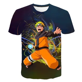 Lato 2020 z krótkim rękawem, Naruto 3D drukowane anime projekt koszulki moda nowość styl fajne kobiety i mężczyźni koszulka anime XS-6XL