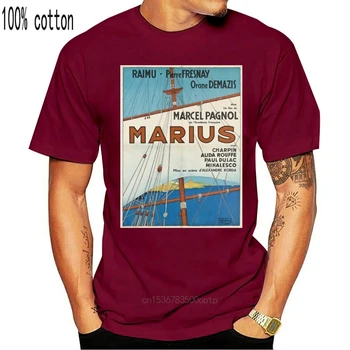 MARIUS 1930RETRO MOVIE POSTER męska koszulka jurney Print t-shirt Cool xxxtentacion tshirt shirts Brand jeans Print jurney