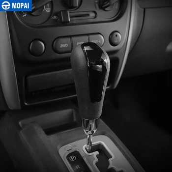 MOPAI ABS wnętrze samochodu gałka zmiany biegów wykończenie dekoracji transmisji pokrywa naklejki dla Suzuki Jimny 2007 Up akcesoria samochodowe stylizacja