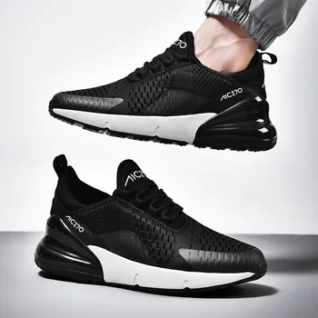 Moda męska Casual buty 2020 markowe buty do biegania męskie lekkie trasy spacerowe buty sznurowane trener obuwie Męskie plus rozmiar 39-47