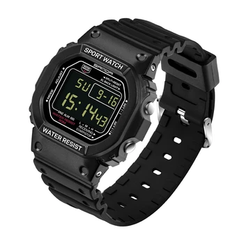 Moda okrągły sanda top marka profesjonalne zegarki sportowe Mężczyźni Kobiety wodoodporny zegarek wojskowy szok męskie retro analogowy zegarek kwarcowy cyfrowy