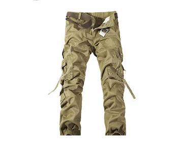Męskie kombinezony ogromny ładunek ciężki multi-przewodnik wojskowy typu spodnie dostępne duże Stocznie wiosna i lato męskie casual spodnie