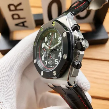 Męskie luksusowe sportowe automatyczne mechaniczne zegarki szkło szafirowe zegarek retro zegarek