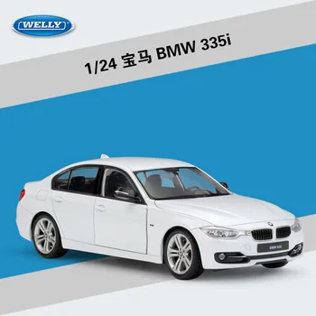 NASZYTYMI 1:24 High Simulation Classic Diecast Vehicle BMW 335i/535i Metal Alloy Model Car For Children Gift Toy Car Collection
