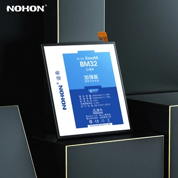 NOHON BM32 BM22 akumulator do Xiaomi Mi 4 5 Max 2 Max2 Mi4 Mi5 Redmi 3 3S 3X 4X BM47 BM49 BM50 wymiana telefonu baterie litowe