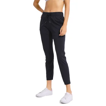 NWT Women Workout Running Leggings 4 Way Stretch Fabric Yoga spodnie z bocznymi kieszeniami sportowe rajstopy na świeżym powietrzu