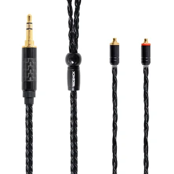 NiceHCK 16 żyłowy kabel posrebrzane 3.5/2.5/4.4 mm Plug MMCX/2Pin przewód połączeniowy do KZAS16 TRNV90 CCAC16TFZ NiceHCK NX7/M6