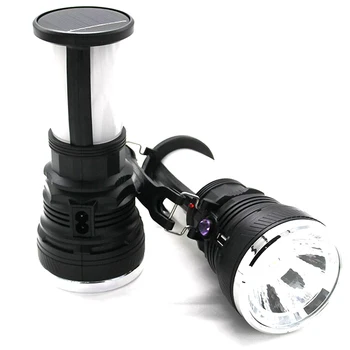 Niedawno energia słoneczna latarka led USB Akumulator Latarka camping namiot światło lampy lampa S66