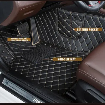 Niestandardowe dywaniki samochodowe do BMW E61 5 Series Wagon 5 GT 4seat 5 seat 2010-2016 2017 2018 2019 auto carpet akcesoria samochodowe
