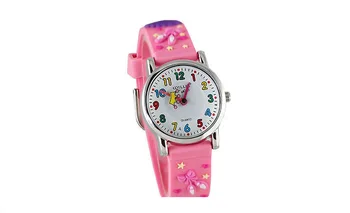 Nowa dostawa dla dzieci zegar dzieci Silikonowy łuk projekt marki zegarek Kwarcowy zegarek moda casual damskie zegarki Relogio