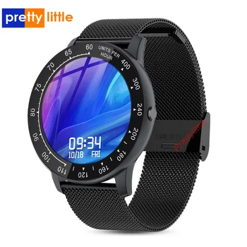Nowe sportowe inteligentny zegarek Kobiety Mężczyźni custom watch dial 90+ fitness-tracker 1,3 cala IP68 Wodoodporny zegarek smart Android IOS telefon