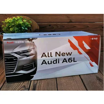 Nowy 1:18 stop Audi A6L Scale Models toy Car audi Car Suit metalowy model miniaturowego kolekcji zabawek dla dzieci kids