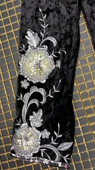 Nowy Płaszcz 2020 Czarny Z Długim Rękawem, Dekolt Wysokiej Jakości Rocznika Sukienki