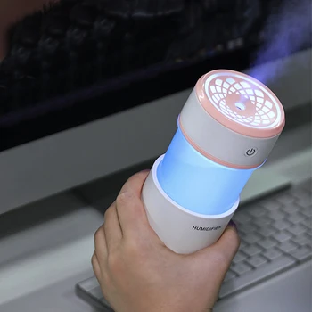 Nowy mini ciągnąc nawilżacz powietrza dyfuzor olejków aromatycznych lampa LED Night Light USB ultradźwiękowy Туманщик samochodowy odświeżacz powietrza
