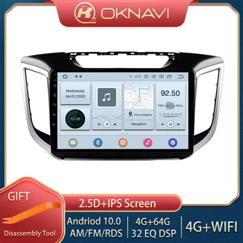 OKNAVI Smart Car Radio Multimedia 10 Inch Android 9.0 stereo odtwarzacz Hyundai Creta IX25-2019 2din GPS nawigacja 4G+WiFi