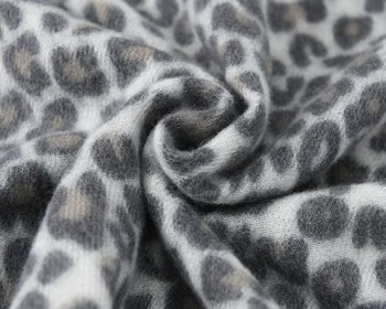 OMEA zimowy szalik damski europejska, amerykańska moda leopard print kaszmirowy szalik klasyczny Szal ciepły pokrowiec Hurtowa sprzedaż luksusowy poncho