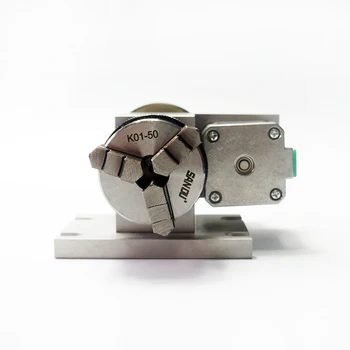 Obrotowa oś przednia, A 4-oś konik dla frezarki CNC frezarka z uchwytem 50 mm