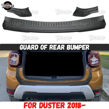 Ochrona tylnego zderzaka do Dacia Duster 2018 - ABS plastikowe akcesoria płyta ochronna pokrywa rysy stylizacja auta Tuning casting