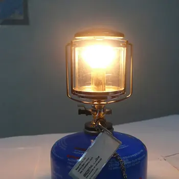 Odkryty Camping Lampa Przenośna Kuchenka Gazowa Lampa Oświetlenie Nocne Światła Kemping Gazowy Lampa Z Plastikową Skrzynką Do Przechowywania