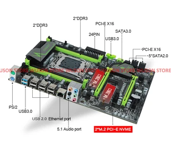 Oficjalna płyta główna HUANAN X79 CPU Xeon E5-2660 SROKK z 6 radiatorami chłodnicy 16G RAM DDR3 RECC 1TB 3.5' SATA HDD wszystkie testowane