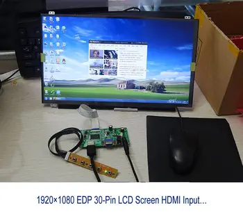 Opłata sterownika kontrolera LED HDMI VGA EDP wyświetlacz LCD na panelu HB140WX1-301/401 14