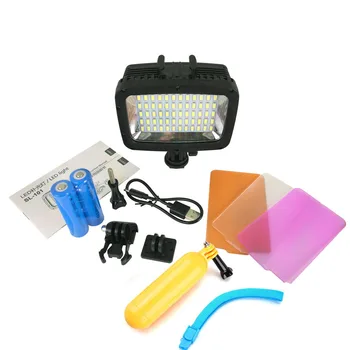 Orsda LED Ultra Bright 1800LM Photo Video Light 3 tryby 5500K LED Diving Fill-in Light for GoPro Xiaomi Yi SJCAM Camera Lamp