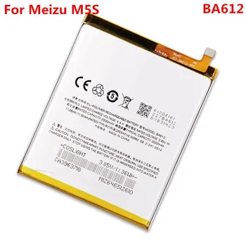 Oryginalna bateria do Meizu M5S M612Q M612M BA612 3000mAh wymiana baterii litowo-jonowej polimerowej baterii telefonu części do naprawy