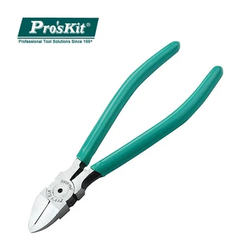 Oryginalne szczypce ukośne Pro ' skit PM-806E narzędzia Ręczne szczypce do cięcia kabli precyzyjne diagonalne szczypce do cięcia kabli