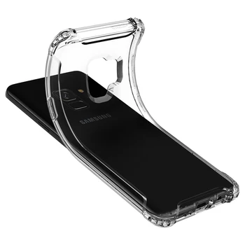 Oryginalny Crystal trwałe etui Spigen dla Samsung Galaxy S9 (normalnej wielkości 5,8 cala)