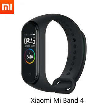 Oryginalny Xiaomi Mi Band 4 Smart Miband 3 Color AMOLED Screen bransoletka rytmu serca fitness-tracker Bluetooth5.0 wodoodporny Miband4