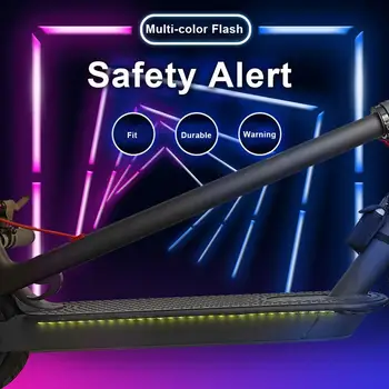 Ostrzeżenie taśmy led latarka bar lampa do Xiaomi M365 skuter elektryczny deskorolka Night Safety Light akcesoria 2020