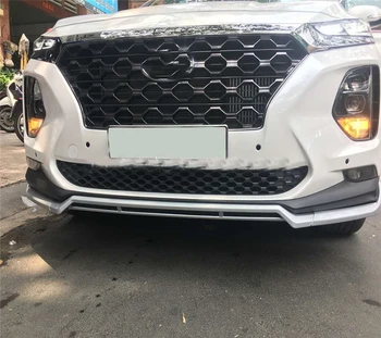 Oż wyścigowa kratka do samochodu Hyundai Santa fe new 2019 2020 Santafe czarny srebrny ABS kratka chłodnicy