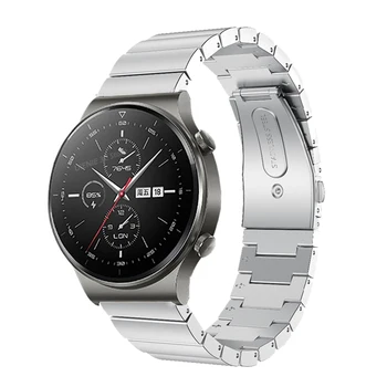 Pasek do zegarka Huawei Honor GS Pro / gt 2 Pro Smart Watch Band Bransoletka ze stali nierdzewnej luksusowy wymienne bransolety 22 mm