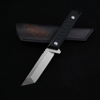 Prosty nóż ze stałym ostrzem G10 uchwyt CSGO taktyczne noże narzędzie z zewnętrznej samoobroną kemping kieszonkowe noże EDC narzędzia