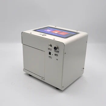 Przemysłowa drukarka komputera stacjonarnego dotyka ekranu maszyny drukarskiej terminu ważności butelki drukarki atramentowej dla pakietu jedzenia