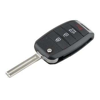 QWMEND 4 przyciski Flip Car Remote Key Fob dla Kia Optima Soul, Sportage 315mhz Smart Car Key NYODD4TX1306-TFL