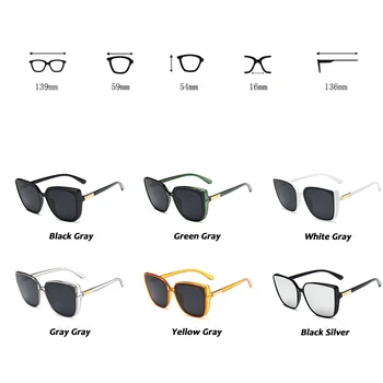 RBROVO Cateye markowe okulary Kobiety 2021 wysokiej jakości retro okulary Kobiety kwadratowe okulary Kobiety/mężczyźni luksusowe Oculos De Sol