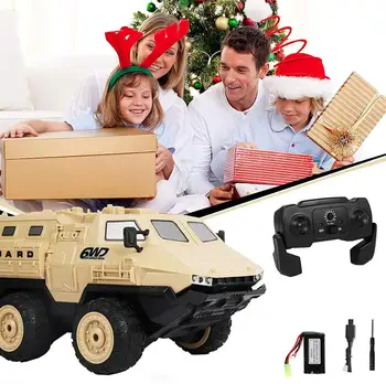 RC Army Toy Car 6WD 1/16 Scale Remote Control wojskowy pancerny samochód terenowy off-road czołg dla dorosłych dzieci chłopców