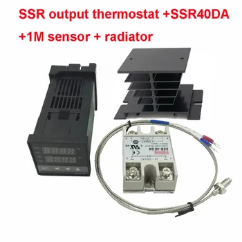 REX-C100 cyfrowego PID regulator temperatury termostat przekaźnikowe/SSR, wyjście 0 to1300C z czujnikiem czujnika termopary K-typu